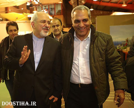 محمدجواد ظریف سر صحنه مجموعه جدید مهران مدیری
