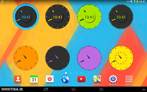 Wow KitKat Clock Widgets