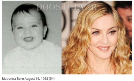 عکس کودکی ستارگان هالیوود