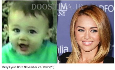 عکس کودکی ستارگان هالیوود