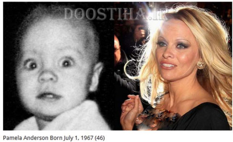 عکس کودکی ستارگان هالیوود