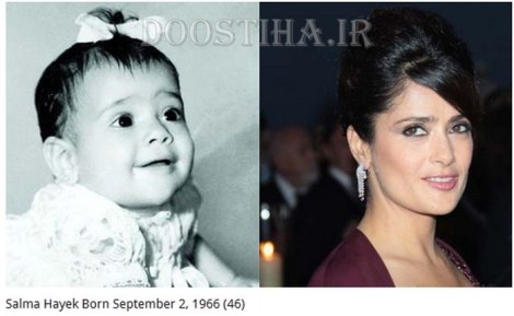 عکس کودکی ستارگان هالیوود