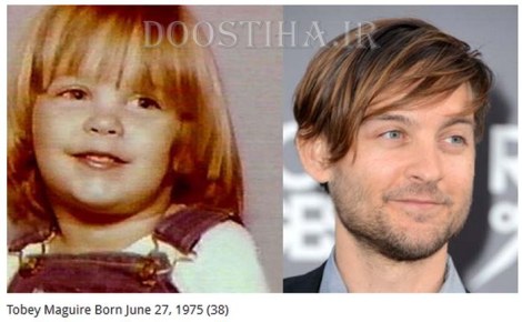 عکس کودکی ستارگان هالیوود