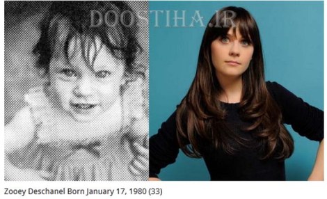 عکس کودکی ستارگان هالیوود