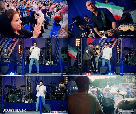 دانلود اجرای زنده فرزاد فرزین در مسکو در فستیوال Art Footbal 2014
