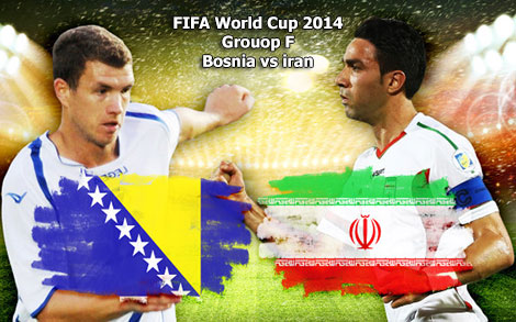 دانلود مسابقه فوتبال بوسنی و ایران در جام جهانی 2014