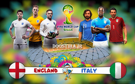 دانلود بازی انگلیس و ایتالیا در جام جهانی 2014