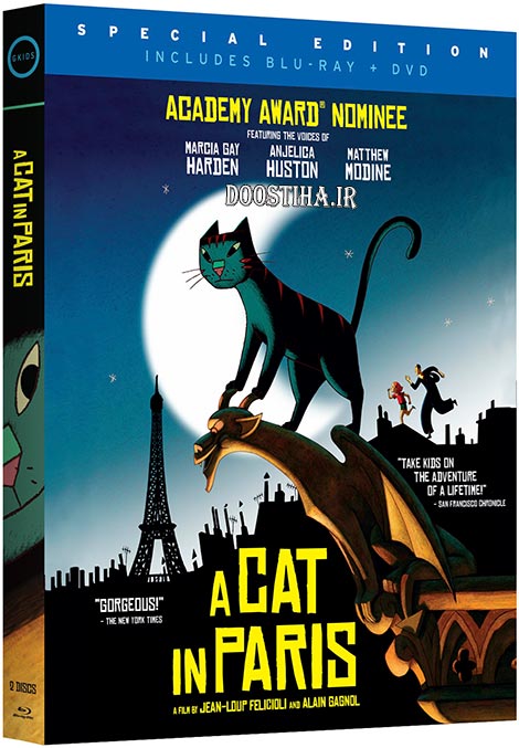 دانلود انیمیشن گربه ای در پاریس با دوبله فارسی A Cat in Paris 2010 دانلود انیمیشن گربه ای در پاریس با دوبله فارسی A Cat in Paris 2010