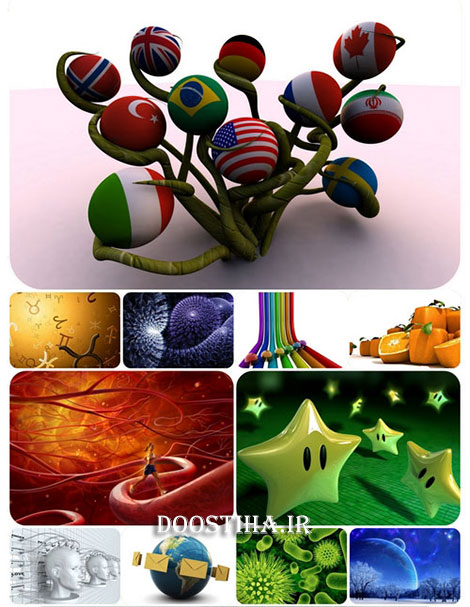 والپیپرهای گرافیکی و سه بعدی زیبا 3D Graphic Wallpapers