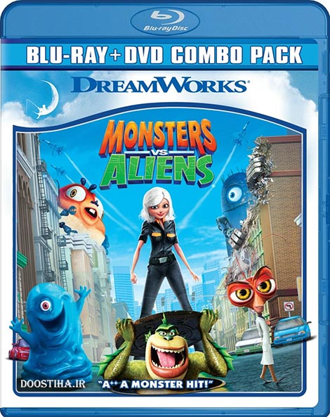 دانلود دوبله فارسی انیمیشن Monster vs Aliens 2009