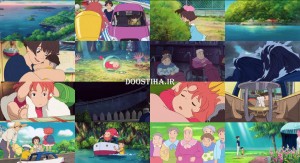 دانلود انیمیشن پونیو روی صخره کنار دریا Ponyo 2008 دانلود انیمیشن Ponyo 2008
