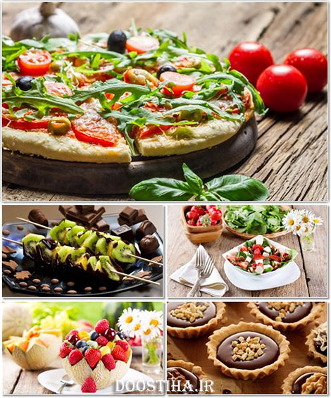 دانلود والپیپر فست فود، کیک، دسر و کباب