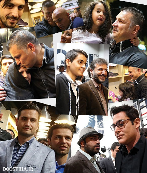عکس بازیگران در مراسم افتتاح فروشگاه ورزشی جدید علی دایی