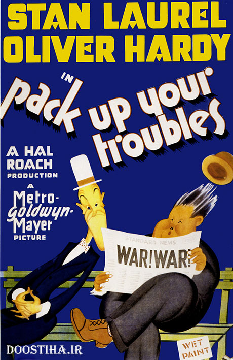 دانلود دوبله فارسی فیلم Pack Up Your Troubles 1932