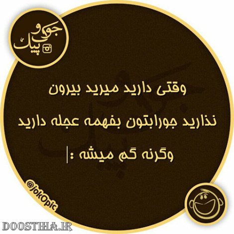 عکس خنده دار، اس ام اس بامزه، لطیفه ایرونی، جوک سرکاری