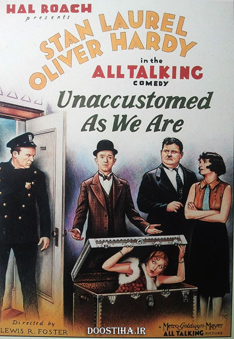 دانلود فیلم لورل و هاردی Unaccustomed As We Are 1929