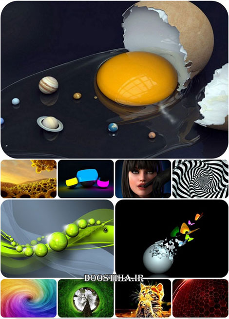 دانلود والپیپر سه بعدی برای دسکتاپ 3D Graphics Wallpaper Collection