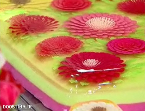 تهیه دسر ژله تزریقی