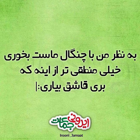 تاپیپوگرافی طنز و طنازی های ایرونی جماعت