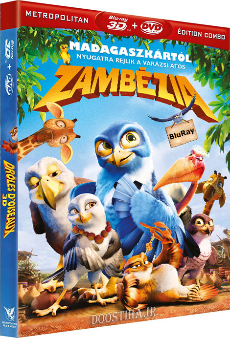 دانلود انیمیشن زامبزیا با دوبله فارسی گلوری Zambezia 2012