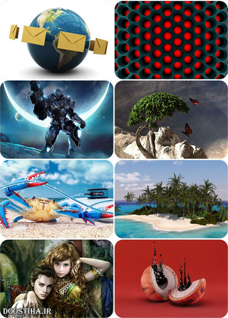 دانلود سری بیست و هشتم والپیپرهای سه بعدی Wallpaper of 3D Graphics والپیپر تری دی برای دسکتاپ 3D Graphics Wallpaper Collection