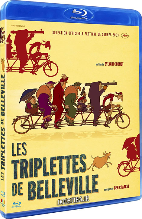 دانلود انیمیشن سه قلوهای بلویل The Triplets of Belleville 2003 BluRay