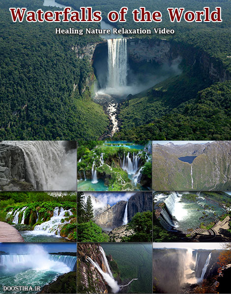 دانلود ویدئو آرامبخش آبشارهای جهان Waterfalls of the World