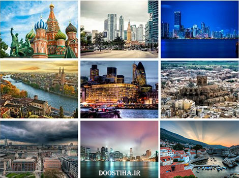 دانلود والپیر نمای شهرهای بزرگ جهان Cityscapes Wallpapers