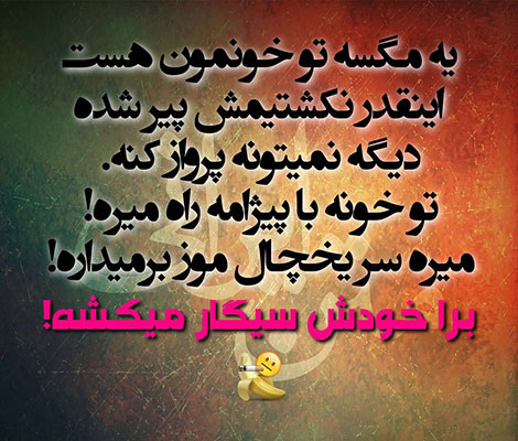 اس ام اس طنز, عکس خنده دار, استاتوس سرکاری, لطیفه بامزه, شوخی باحال, پیامک بامزه