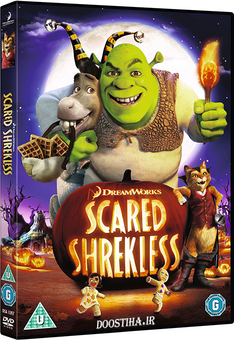 دانلود دوبله فارسی انیمیشن شرک در جشن هالووین Scared Shrekless 2010