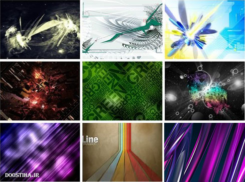 دانلود سری سی و هشتم والپیپرهای انتزاعی Abstract Wallpapers کاغذ دیواری های آبستره و انتزاعی برای دسکتاپ