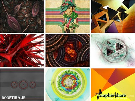 دانلود سری چهل و دوم والپیپرهای انتزاعی Abstract Wallpapers عکس های انتزاعی و والپیپر آبستره برای دسکتاپ Abstract Wallpapers