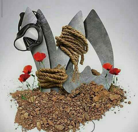 دلنوشته های احساسی و تصاویر بسیار زیبا از شهدای غواص
