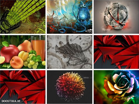 دانلود سری پنجاه و چهارم والپیپرهای انتزاعی Abstract Wallpapers دانلود والپیپر انتزاعی و آبستره مخصوص دسکتاپ