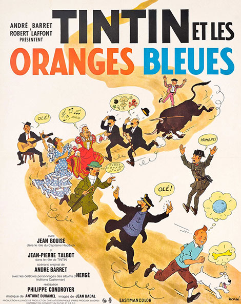 دانلود دوبله فارسی فیلم Tintin and the Blue Oranges 1964