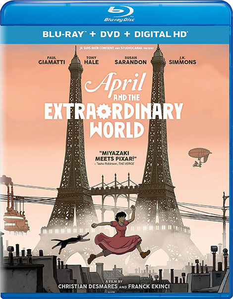 دانلود انیمیشن April and the Extraordinary World 2015