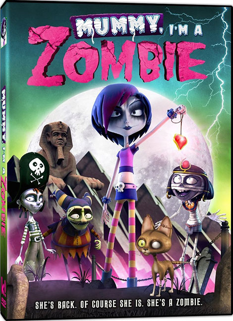 دانلود دوبله فارسی انیمیشن Mummy, I'm A Zombie 2014