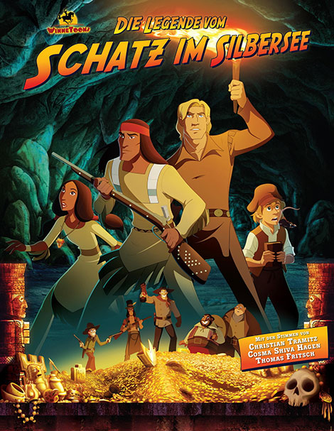 دانلود دوبله فارسی انیمیشن Schatz im Silbersee 2009 Die Legende vom Schatz im Silbersee 2009
