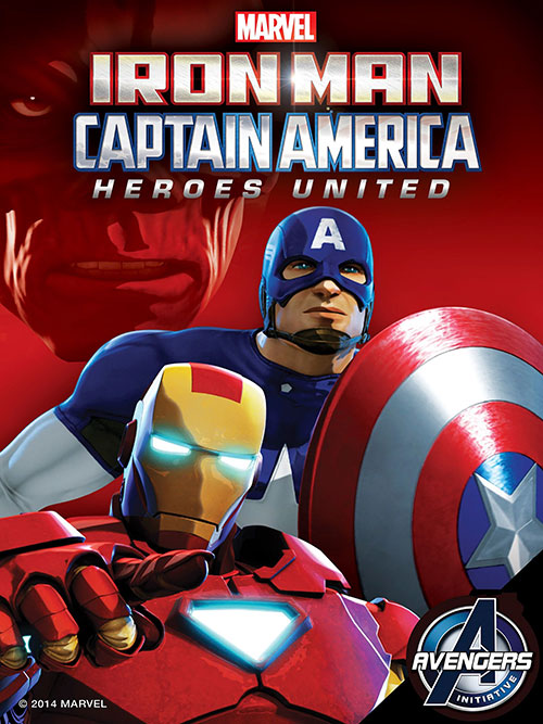 دانلود دوبله فارسی انیمیشن مرد آهنی و کاپیتان آمریکا: اتحاد قهرمانان Iron Man and Captain America: Heroes United 2014