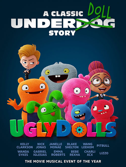 دانلود انیمیشن عروسک های زشت UglyDolls 2019