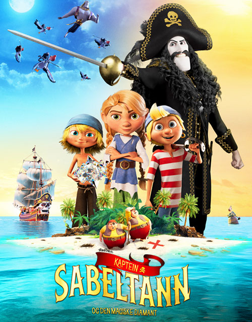 دانلود انیمیشن Captain Sabertooth and the Magic Diamond 2019