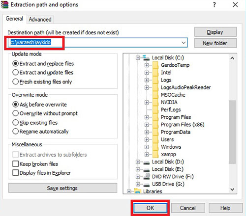 Extract images from Word with WinRAR software