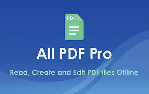اپلیکیشن ویرایش و اجرای فایل های پی دی اف All PDF Reader Pro 2.6.1