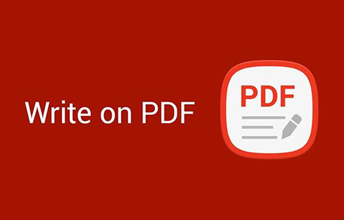 نوشتن روی پی دی اف با اپلیکیشن Write on PDF 2.6.00.23
