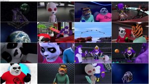 دانلود انیمیشن پاندا در برابر بیگانگان Panda vs. Aliens 2021